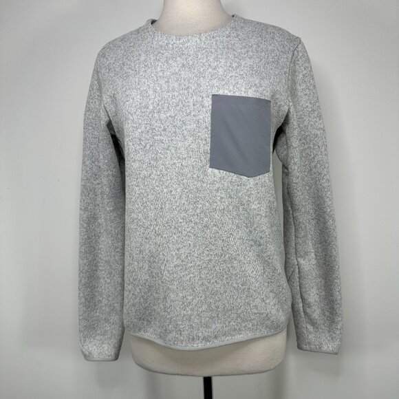 Arc'teryx Sweater Women’s Medium Covert Fleece Pocket Pullover Crewneck Gray - Picture 1 of 12